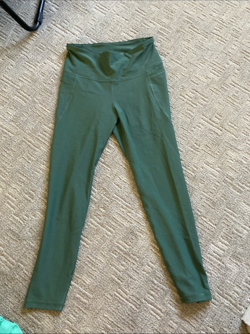 Old Navy Forest Green High-Waist Leggings